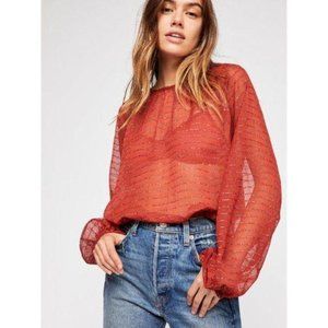 FP Time To Shine Bodysuit Metallic Sheer Cut Out B